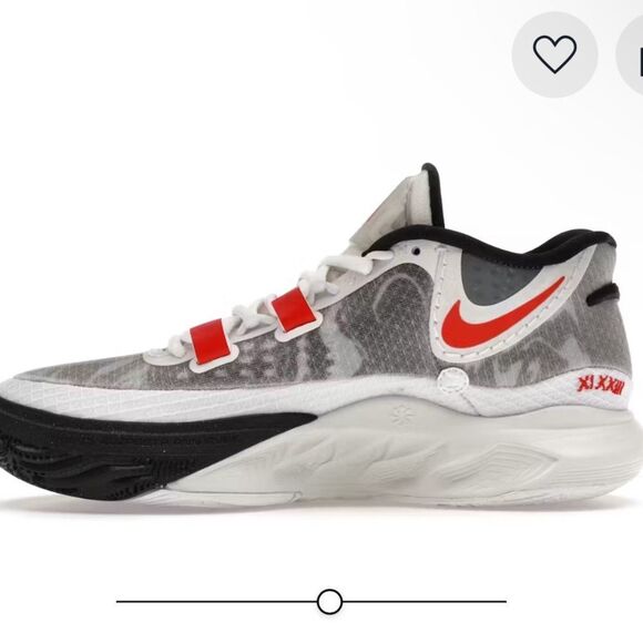 NIKE | NEW KYRIE 8 White University Red Men’s 13 (Women 14.5) - Picture 3 of 8